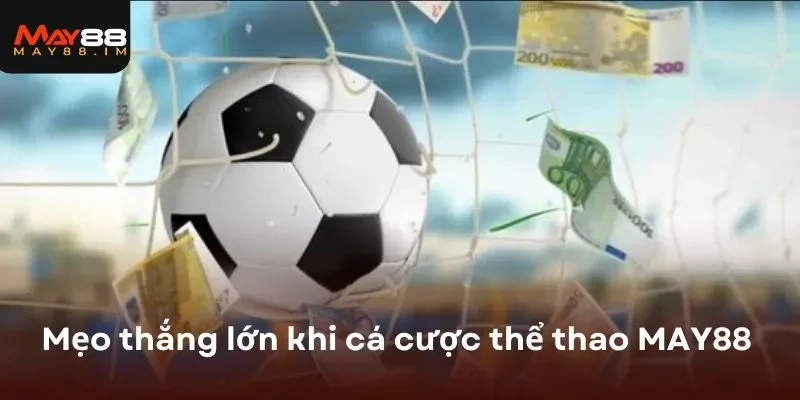 Mẹo thắng lớn khi cá cược thể thao MAY88 